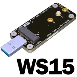 Premium M.2 To USB 3.0 Converter for WWAN Adapter No Driver Needed Gold Plated Connector for 3042 3052 Module Tool