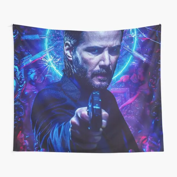 John Wick 3  Tapestry Blanket Hanging Colored Mat Home Towel Yoga Room Travel Printed Wall Bedroom Beautiful Art Decor Living