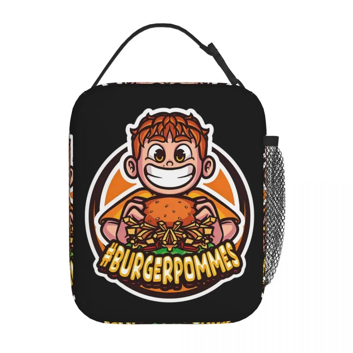 Burgerpommes ICrimax 2024 New Song Insulated Lunch Tote Bag For School Kawaii Food Storage Bag Portable Cooler Thermal Lunch Box