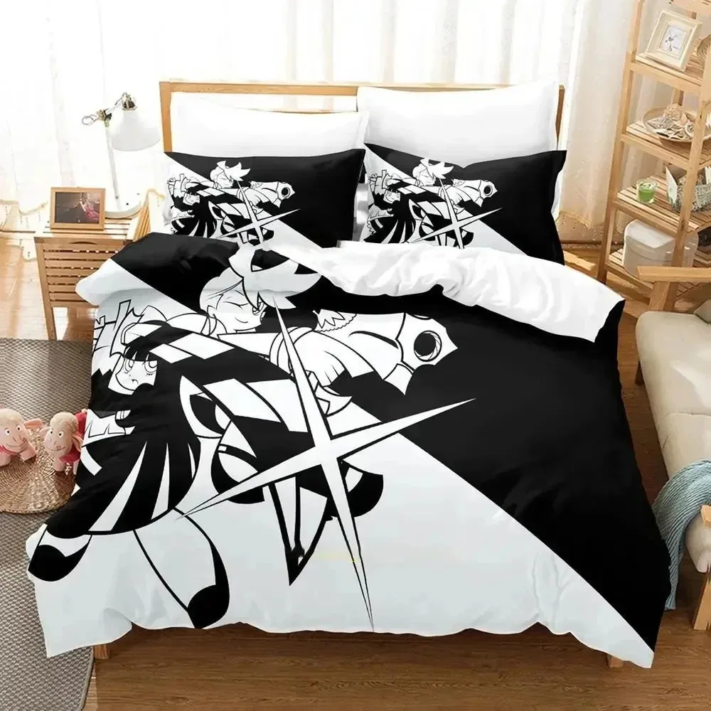 Anime Panty Stocking Garterbelt Bedding Set Boys Girls Twin Queen Size Duvet Cover Pillowcase Bed Adult Home Textileextile