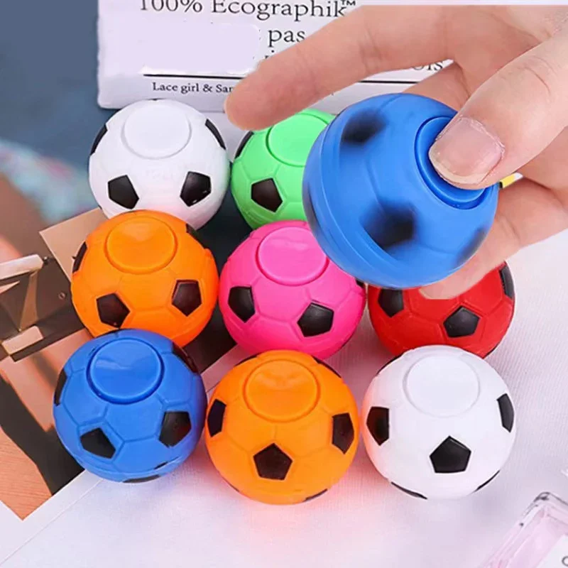 Mini Spinners giratorios, pelota de fútbol, juguetes para niños, recuerdos de fiesta de fútbol, juguetes para reducir la presión, rellenos de bolsas de regalos