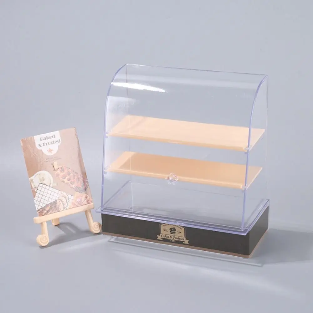 1:12 スケールミニチュアベーカリーケースモデルカラフルなドールハウスケーキケース家具ミニミニ食品パンスタンド DIY アクセサリー