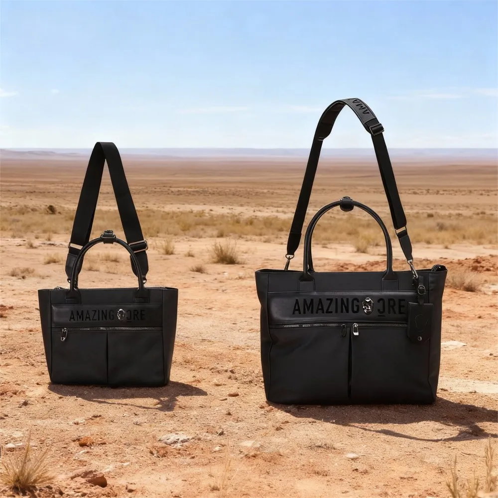 Executive Golf Duffel Bag, Structured Briefcase-Style Organizer with Large Capacity, Professional Aesthetic