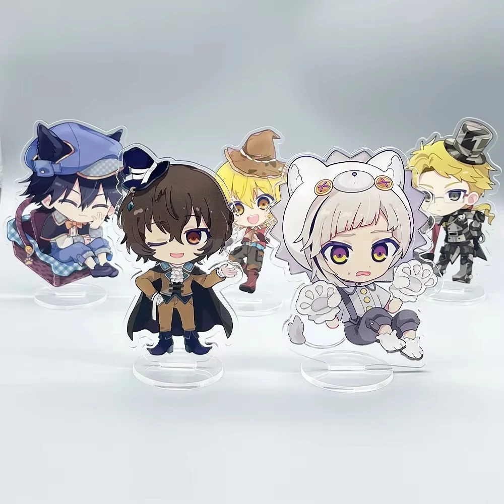 Bungo Stray Dogs Anime Acrylic Figure Stand Set - Nakajima Atsushi Dazai Osamu & Edogawa Rampo - Desktop Ornament Collectible Gi