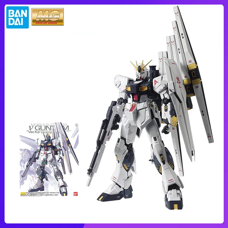 

In Stock Bandai MG 1/100 Mobile Suit Gundam RX-93 Ν Nu Gundam New Original Anime Figure Model Toy Boy Action Collection Assembly