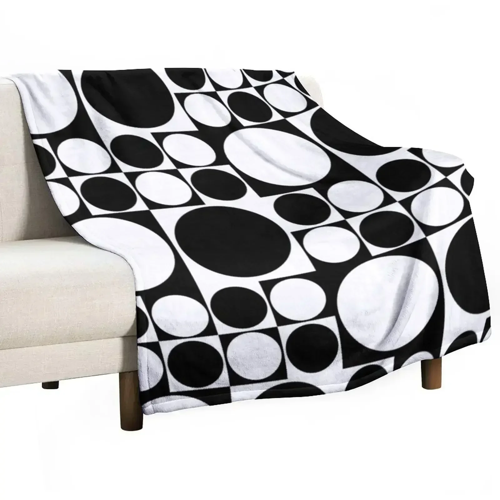 

Mod op art dress Throw Blanket Thermal Cute Plaid Large Blankets