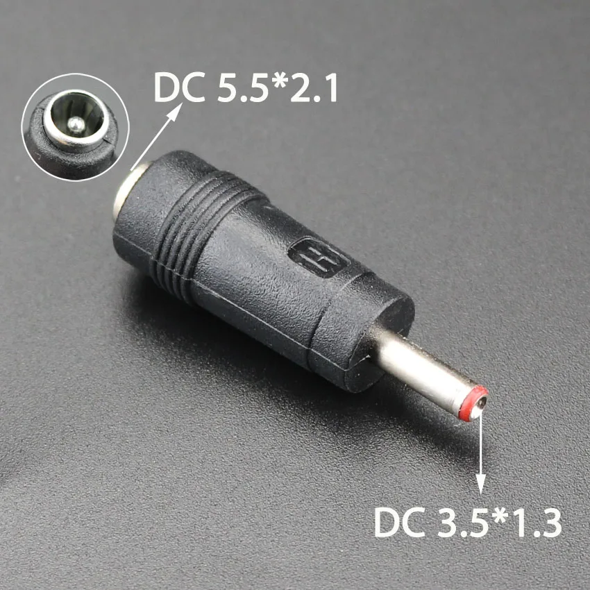 DC5,5X 2,1 MM Buchse Stecker Adapter Anschlüsse auf DC 7,9 5,5 4,8 4,0 3,5 3,0 mm 2,5 2,1 1,7 1,35 0,7 mm Stecker Netzteil – Detail 7