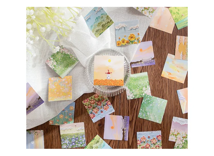 46 Pcs/Box Blue Secret Series Decorative Stationery Mini Stickers Set Scrapbooking DIY Diary Album Journal Stick Lable