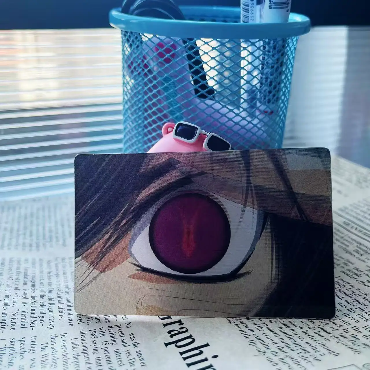 بطاقة عدسية ديناميكية من Code Geass Lelouch، حقيبة ظهر إبداعية، بطاقة بريدية قابلة للجمع، هدية صغيرة لعيد الميلاد وعيد الميلاد #4