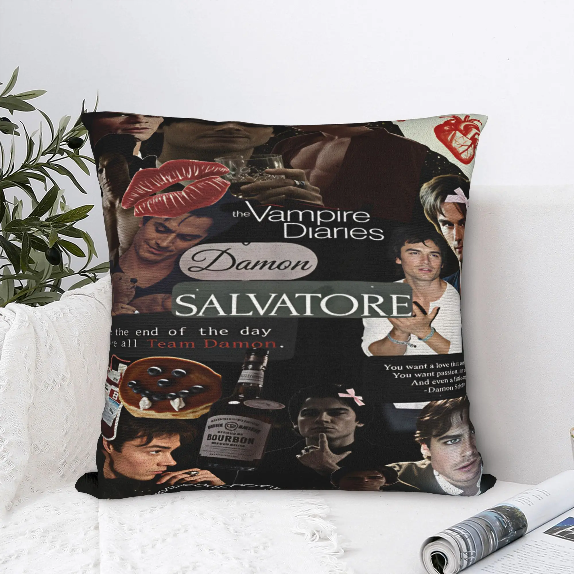 Ian Somerhalder Pillowcases  Morden Pillow Case For Living Room Bed Chair Soft Pillow Cover
