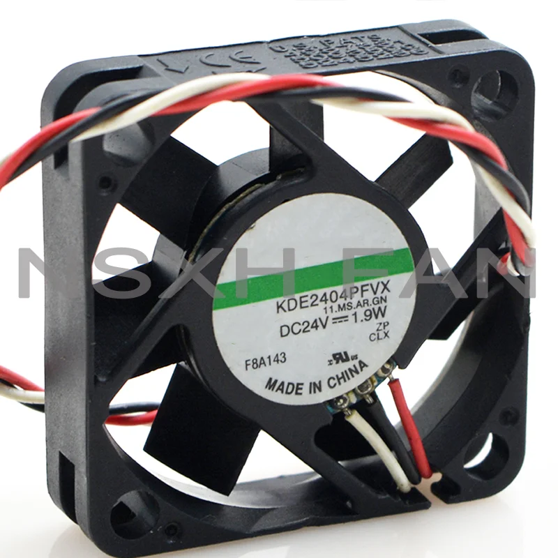 KDE2404PFVX Double Ball Bearing Cooling Axial Fan 24V 1.9W 4010 40mm 40*40*10mm