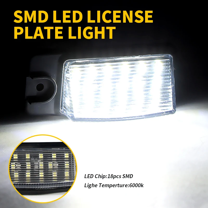 

2PCS LED Number License Plate Lights Canbus ​For Nissan Murano 03-14 Altima 07-12 Maxima 09-14 Pathfinder 05-12 ​For Infiniti