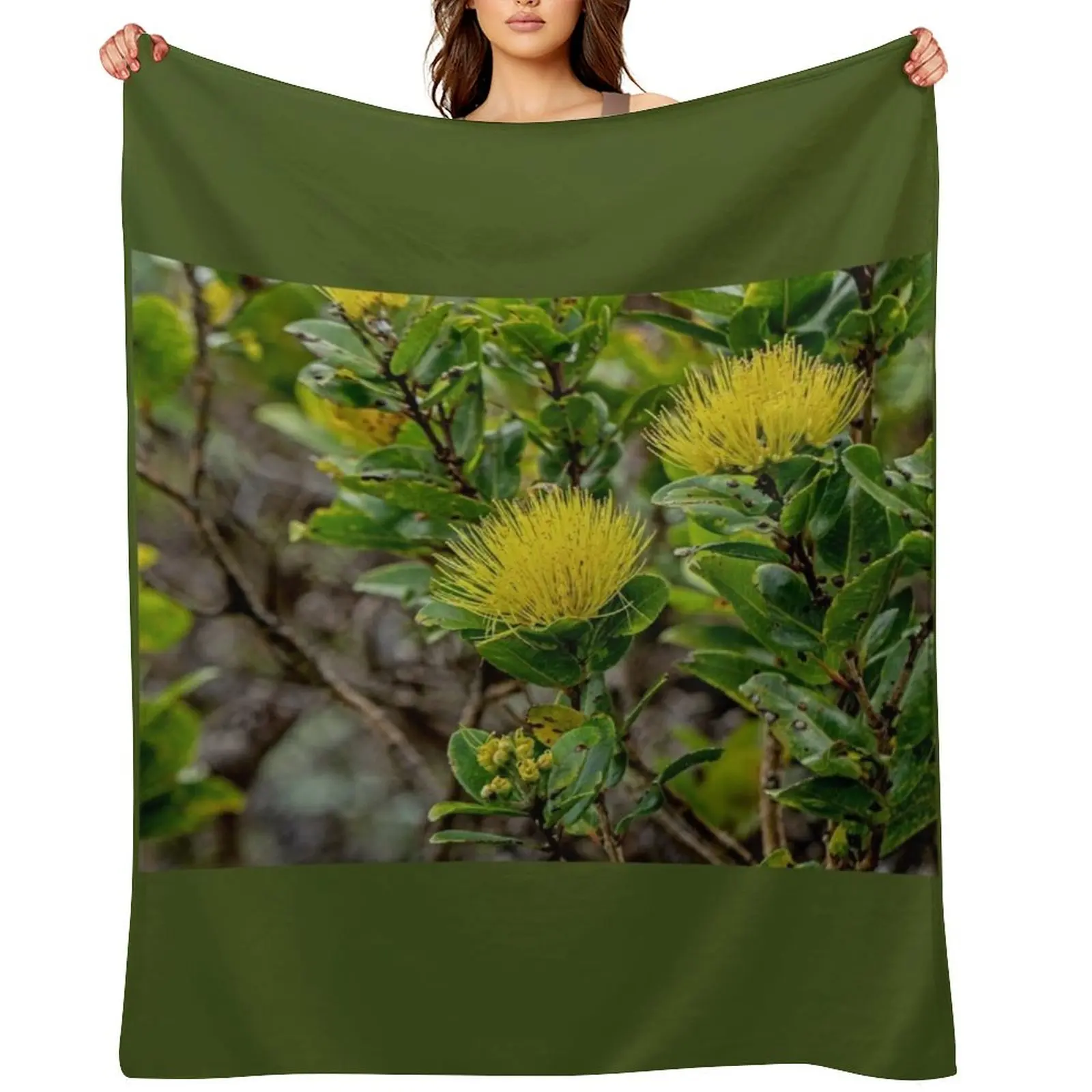 Lehua Mamo Throw Bl… - image