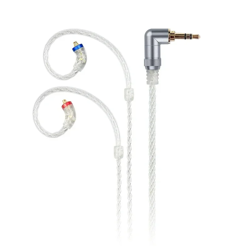 LC-3.5BS/2.5BS Short High-Purity Copper-Plated Silver Standard MMCX 3.5/2.5Mm Connector Headphones For FiiO