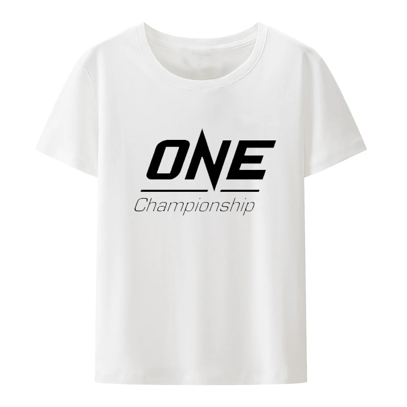 One Championship Kick Boxing Sports T Shirt Print Man Short Sleeve T-shirt Leisure Roupas Masculinas Breathable Humor Casual