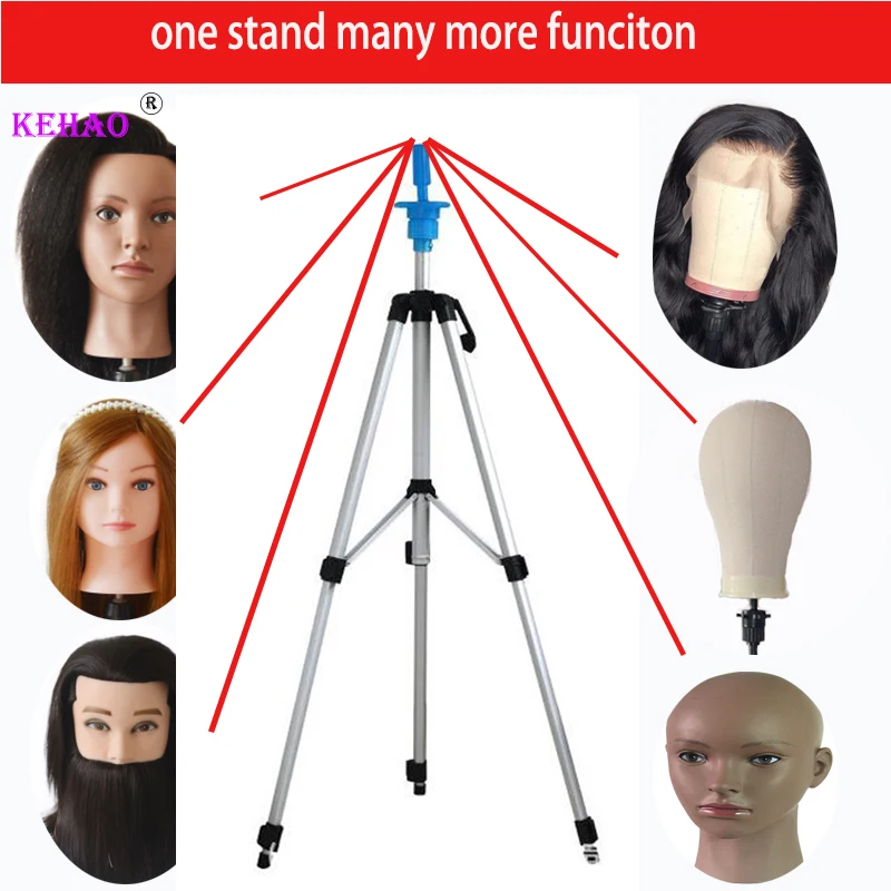 Wig Head Stand Hair Hanger Accessorries Training Mannequin Head Canvas Block Head Display Styling Mannequin Head For Wig Making