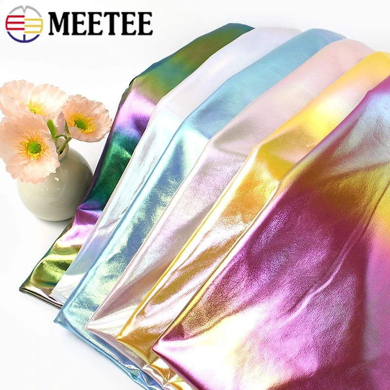 

45/90*145cm Glitter Spandex Stretch Cloth Colored Elastic Sewing Fabrics Stage Wedding Dresses Decoration Fabric DIY Accessories