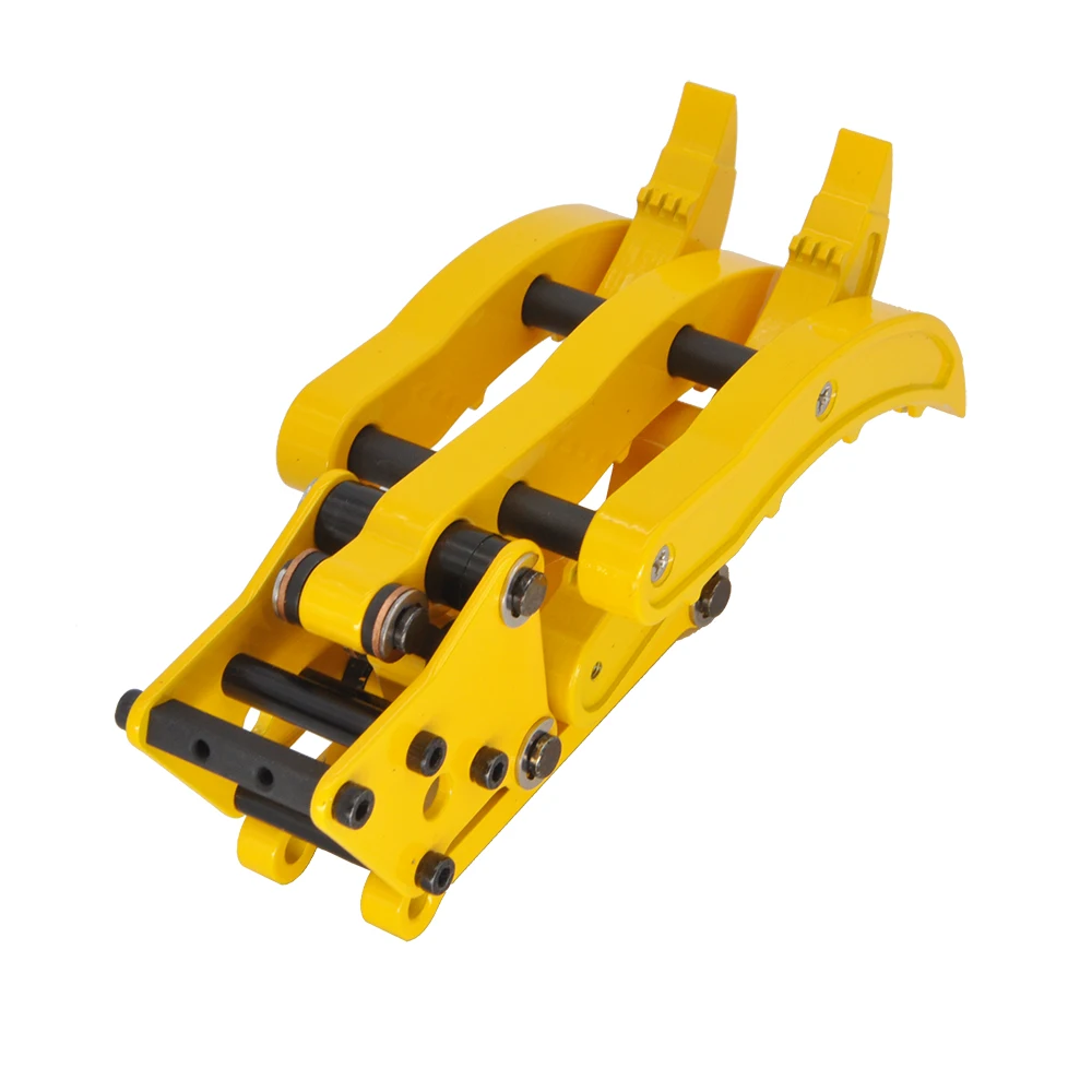 Upgrade Double E Metal Gripper For 1/14 RC E010 E111 EC160E Excavator Model Wood Clamp Grab Bucket Assembly S013-001 Parts