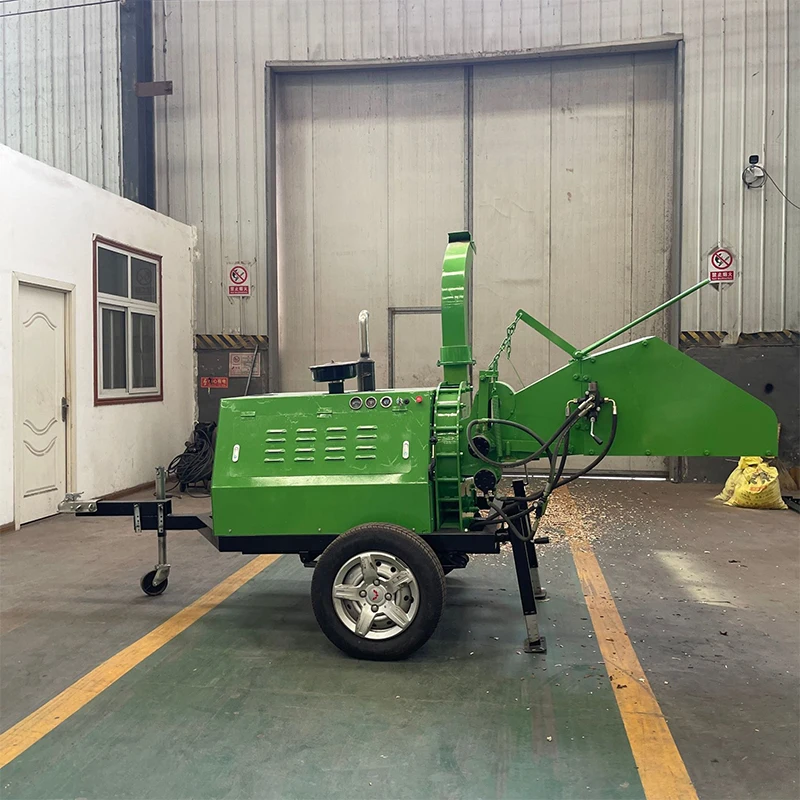 

600 Small Wood Chipper: 0.4–0.6 T/h Corn Stalk/Bamboo Shredding and Processing for Feed/Biomass Fuel Production (Customized)
