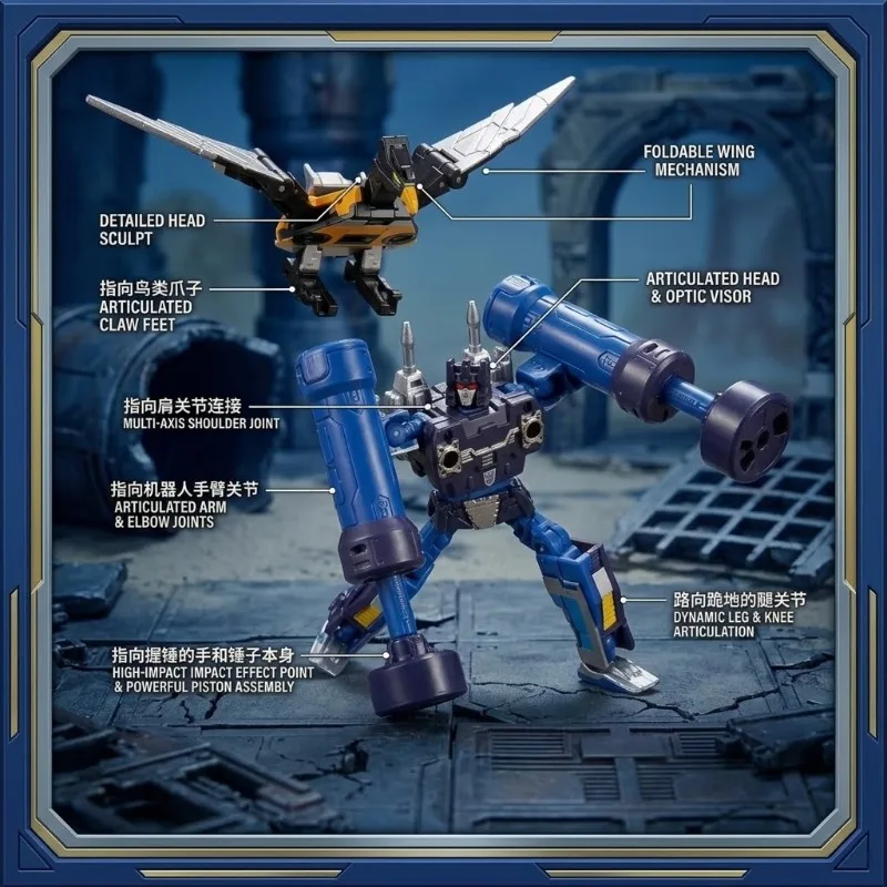 【In Stock】Transformation Robot MP-15 MP-16 MP15 MP16 Rumble Ravage Frenzy Cassette G1 MP Scale 100% Original Toys Figure Gift - view 4