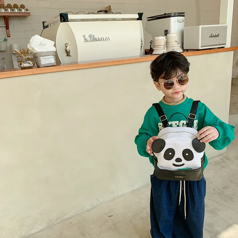 Panda dos desenhos animados crianças mochilas para menino saco de escola da criança mochilas mãe crianças saco para a menina bonito mochilas de hombre sac