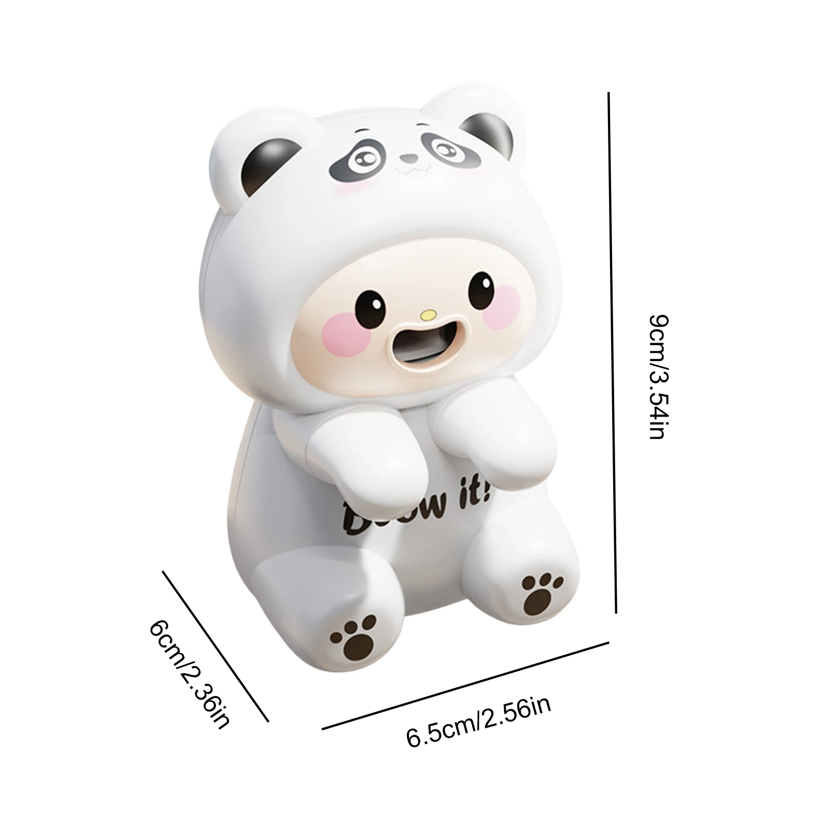 Cup Mount Food Hot Drinking Cooling Fans USB Rechargeable Cute Cartoon Animal Electric Fan Hands Detachable Air-Blowing Cooler view 6