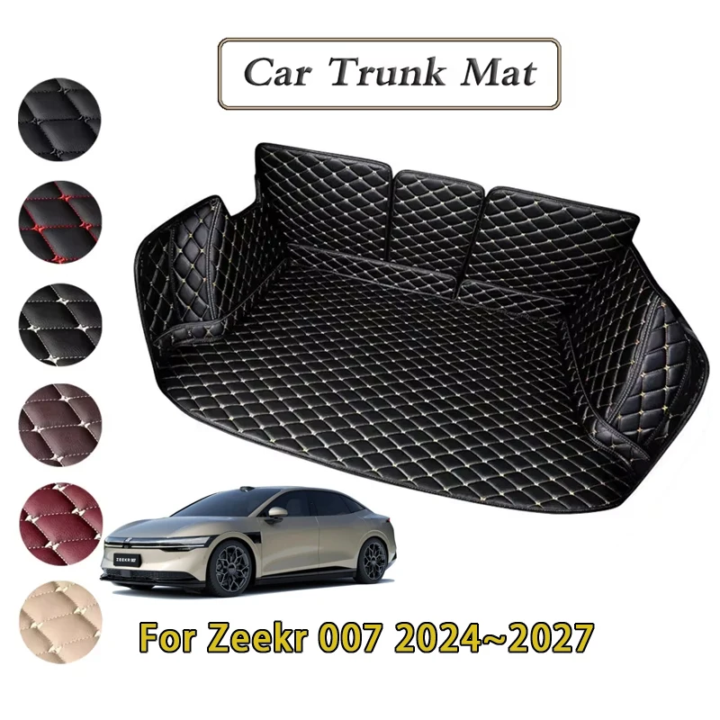 

Car Trunk Mats For Zeekr 007 EV 2024 2025 2026 2027 Waterproof Dirt-resistant Fully Trunk Mat Rear Cargo Tray Auto Accessories