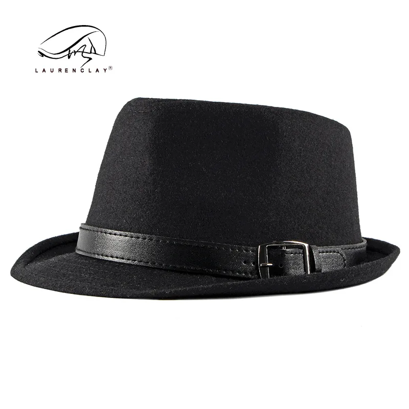 

Autumn And Winter Fedora Hat British Vintage Bowler Hat Women's Simple Light Board All-match Korean Style Gentlemen's Hat