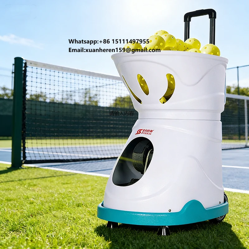 

New Arrival Automatic Short Distance Tennis Ball Machine Launcher Equipment for Indoor Practice with Remote Control.