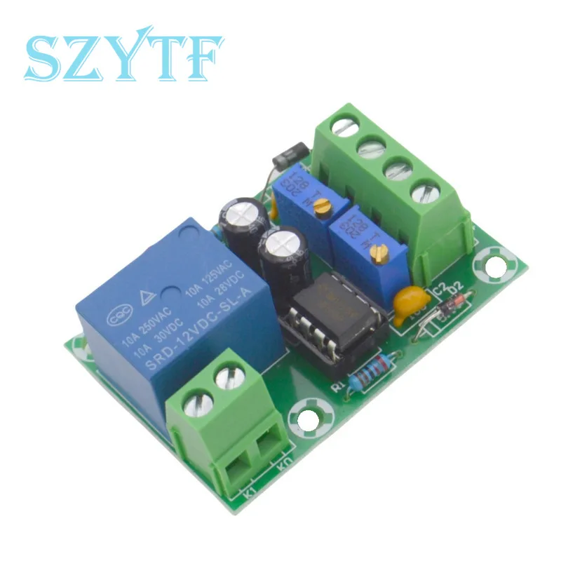 XH-M601 12 فولت وحدة تحكم شاحن بطارية مزدوج الإدخال بالطاقة الشمسية والتيار المتردد، لوحة توزيع الطاقة الأوتوماتيكية لبطارية الرصاص الحمضية