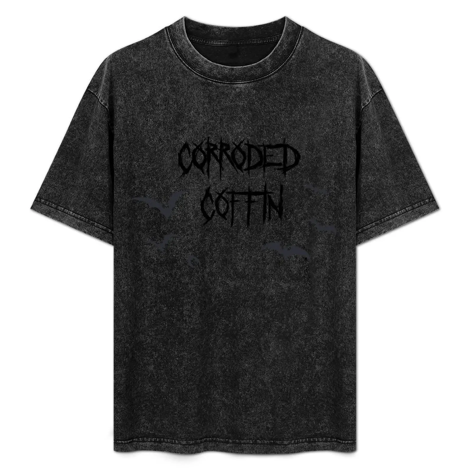 Corroded Coffin band T-Shirt man clothes customs design your own tees designer t shirt men