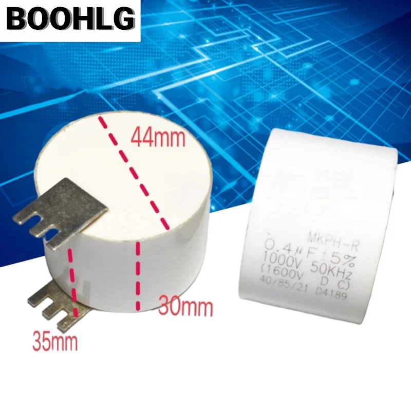 

Оригинальный новый MKPH-R 0,4 мкФ 1000 В 1600 В постоянного тока индукционная плита высоковольтный резонансный конденсатор