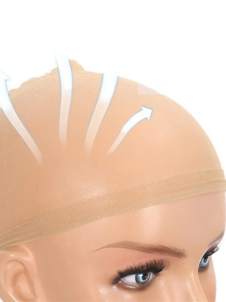 Gros HD perruque casquettes haute qualité Transparent HD filets à cheveux tissage Nylon extensible dentelle avant perruque casquette pour femmes hommes brun clair