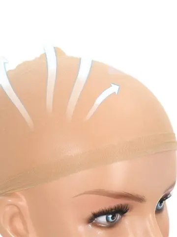 Wholesale HD Wig Caps High Quality Transparent HD Hair Nets Weave Nylon Stretchy Lace Front Wig Cap for Women Men Light Brown