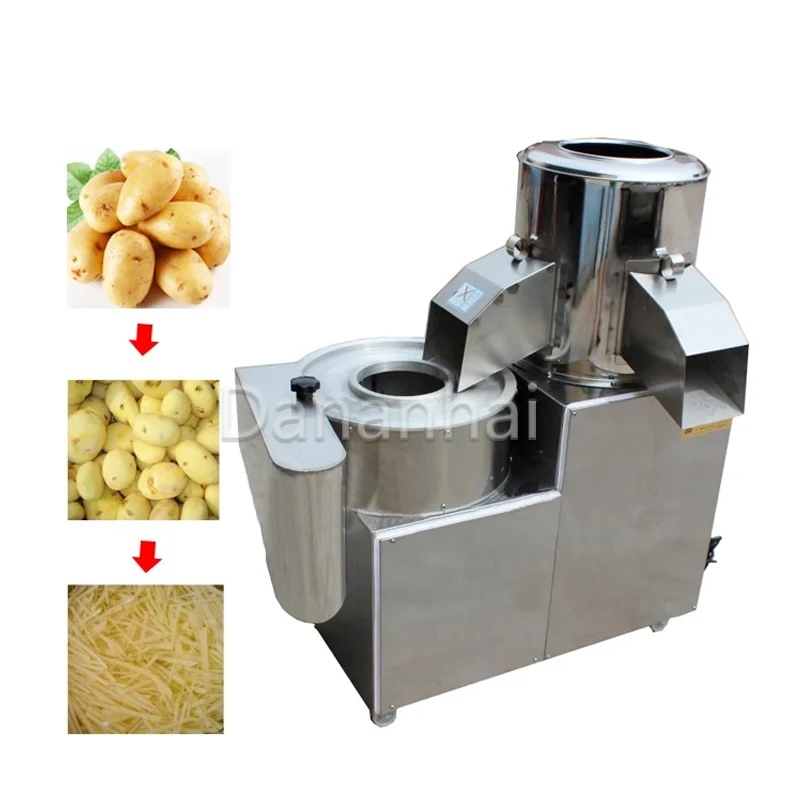 

Ginger Cutting Machine, Multifunctional Potato Peeling And Slicing Machine