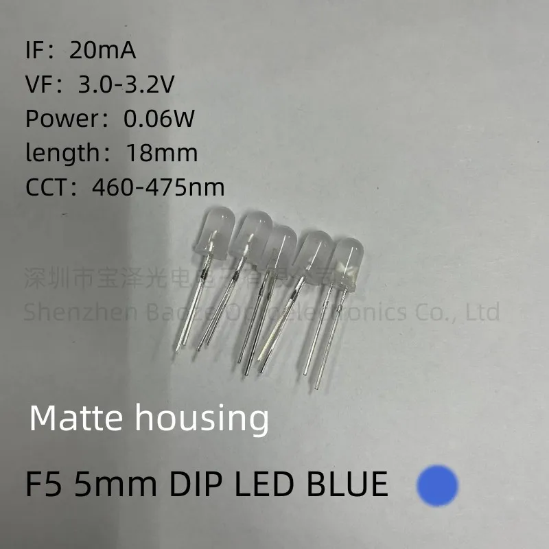 LEDフォグ,白,オレンジ,緑,ピンク,赤,黄色の充電器,青,暖かい白,紫,5mm,100,ピース/ロット