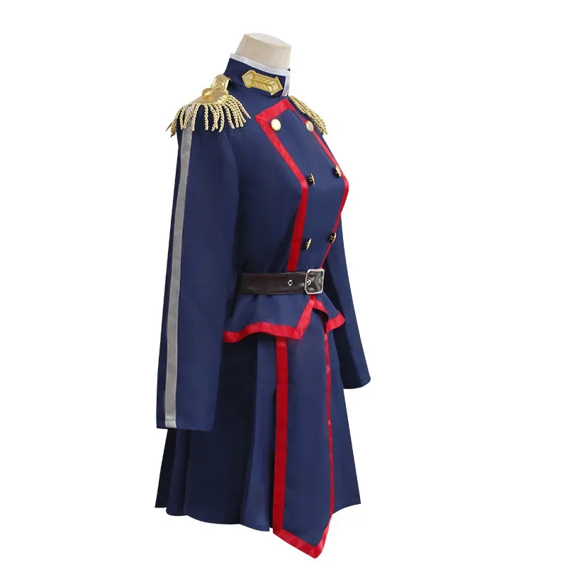 Anime Mato Seihei No Slave Uzen Kyoka Yamashiroren Cosplay mujer uniforme falda traje capa fiesta disfraz de Halloween; 6'x, 9;y'