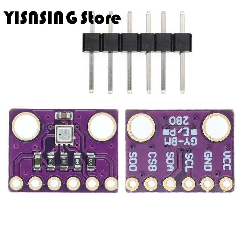 BME280 3.3V 5V Digital Sensor Temperature Humidity Barometric Pressure Sensor Module I2C SPI 1.8-5V For Arduino