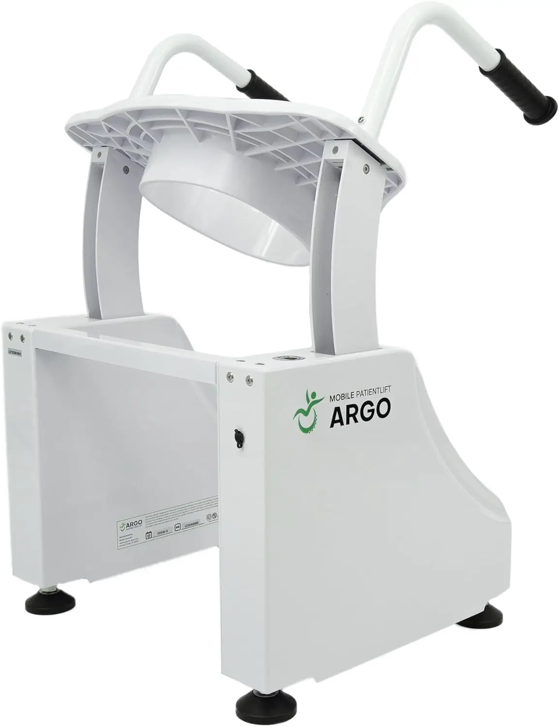 Argo Electric Toilet Lift, Quiet Elevated Toilet Seat Riser For Seniors In Bathroom. Powered Toilet Lift Assist Up To 300Lbs,