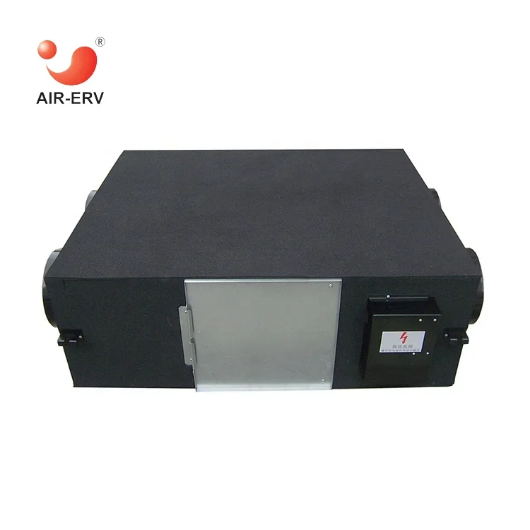 Ventilation System Humidity Control Heat Recovery Ventilator For Office Basement Smoke Room Home With Filter