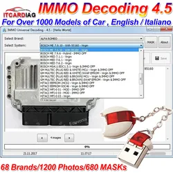 EDC17 Programmer IMMO Universal Decoding 4.5 IMMO off Software Remove IMMO Code of ECU Repair IMMO Code 1100 Compatible Systems