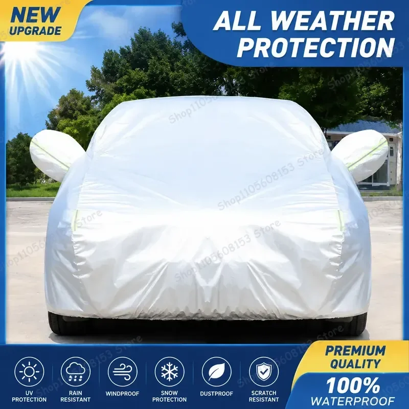 Car Cover for Dongfeng Citroen C5 – Full Coverage Waterproof UV Sun Shade Heat Insulation Dust Proof Outdoor All Weather