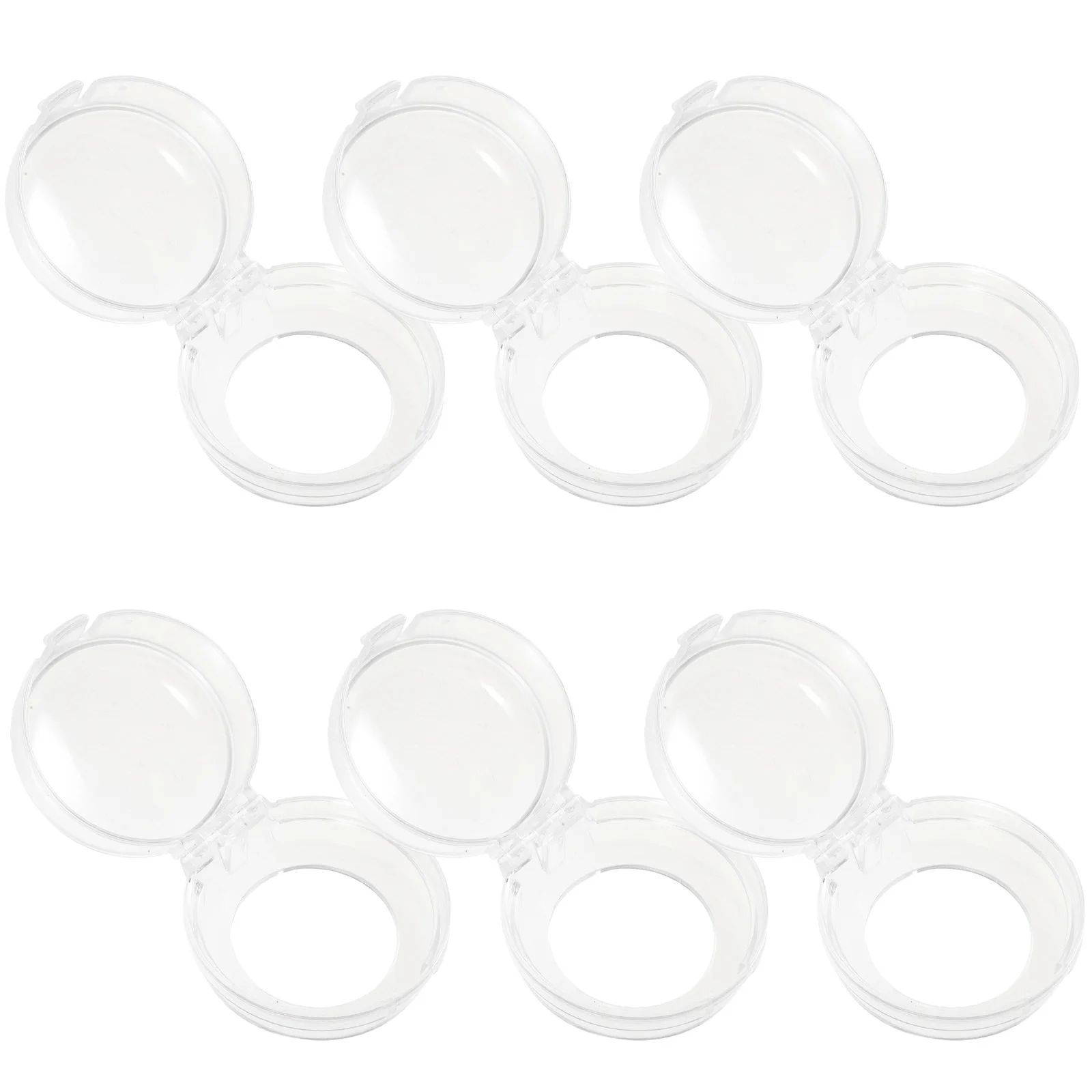 6 uds cubiertas de perilla para protectores de seguridad para niños Protector de quemador de estufa transparente fácil de instalar sin herramientas ajuste Universal lavado de horno de Gas