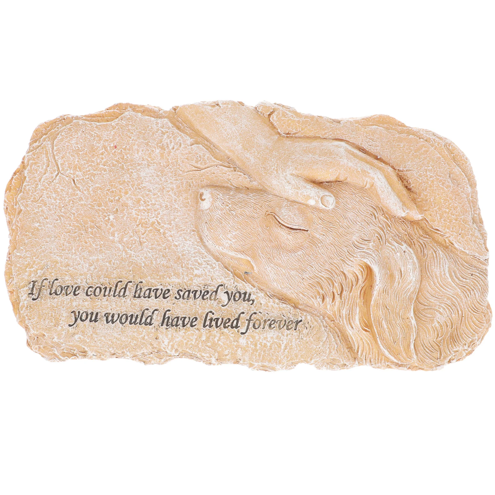 

Dog Memorial Ornament Resin Pet Memorial Garden Stone Personalized Pet Gravestone Outdoor Dog Tribute Marker