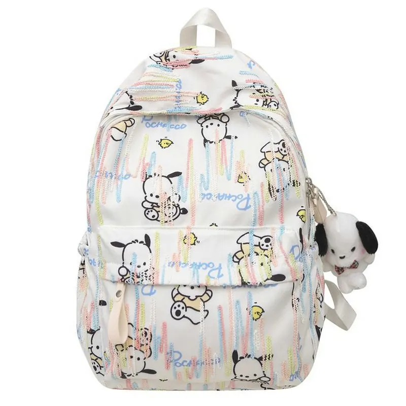 Kawaii Kuromi My Melody zaino stampato Bookbag mochila borsa da donna studente adolescente bambini zaino ragazza zainetto zaino