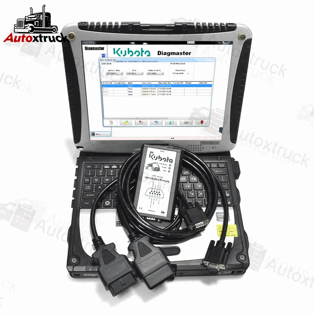 CF19 Laptop For KUBOTA Diagmaster Takeuchi Diagmaster Agricultural Machinery Tractor Truck Kubota DIAGNOSTIC KIT