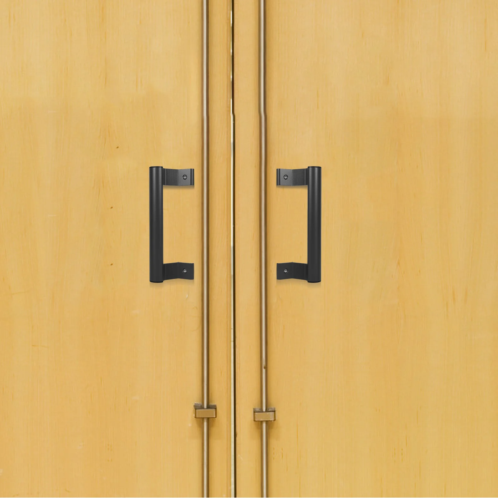 

Sliding Door Handle Transparent Compact Design for Cabinet Drawer Pull Glass Window Door Handle Modern Home Use