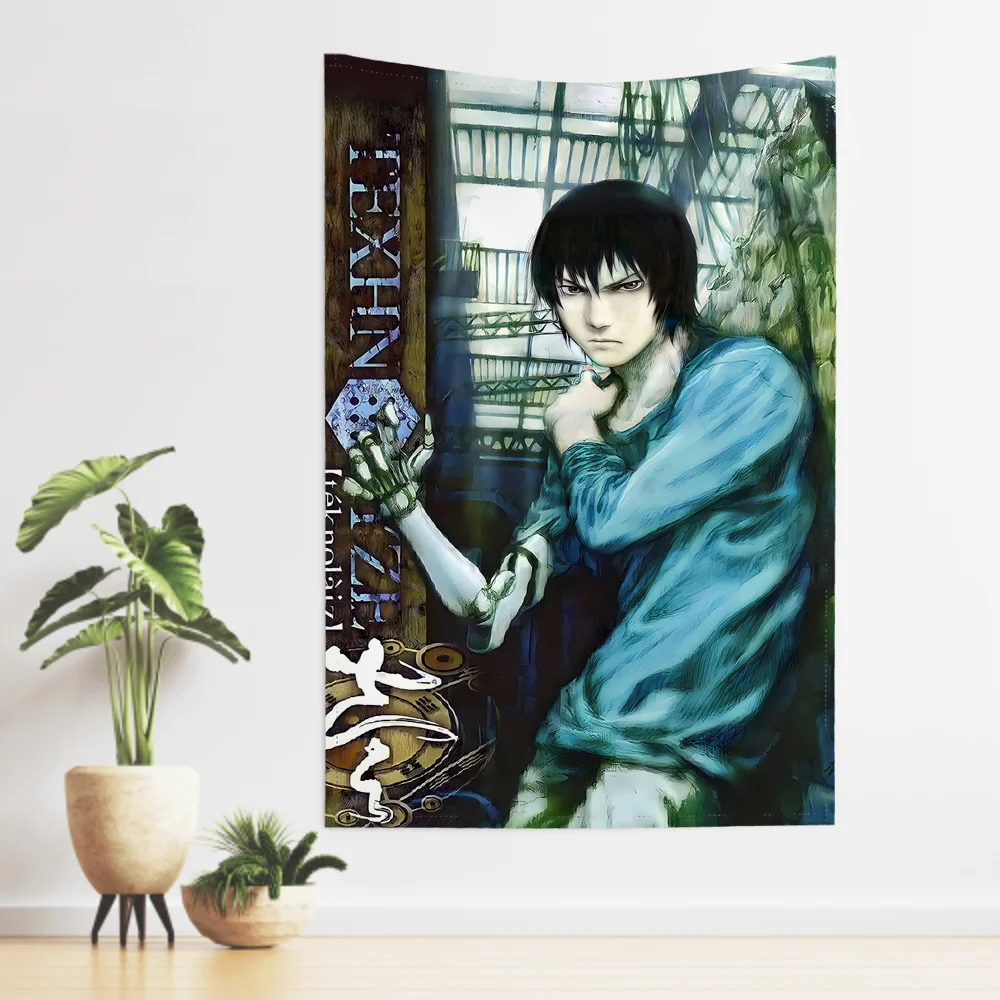 

T-Texhnolyze Научная фантастика Триллер Анимация Гобелен Декор комнаты Настенная ткань Вечеринка Подвесной фон Декор комнаты Детская комната