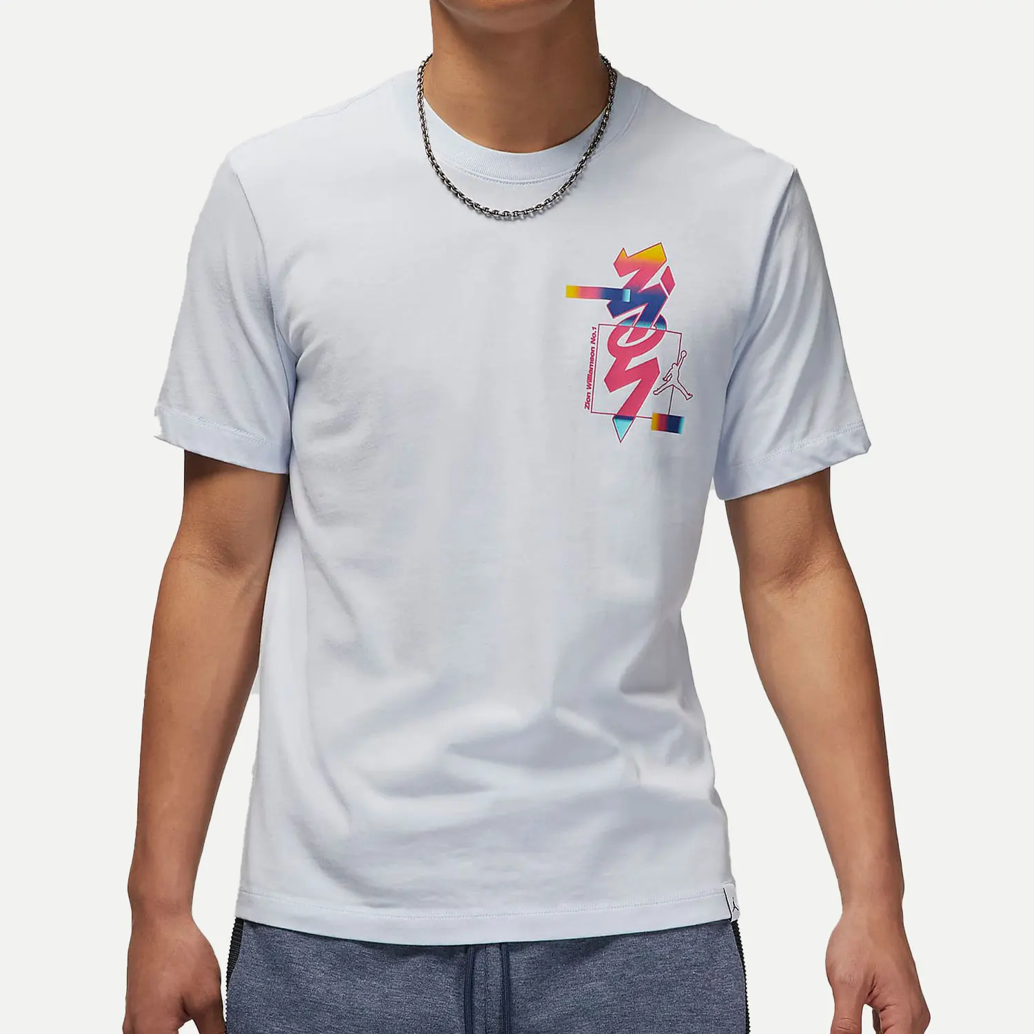 

Оригинальная мужская баскетбольная футболка Nike JORDAN X ZION TEE с короткими рукавами DR2125-453