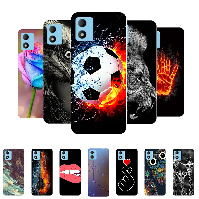 for TCL 305i 5164D Case Football Soft Silicone Back Cases for TCL 305i 5164D Phone Cover for TCL305i 305 i etui EU Version